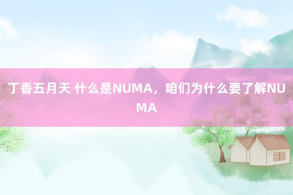 丁香五月天 什么是NUMA，咱们为什么要了解NUMA