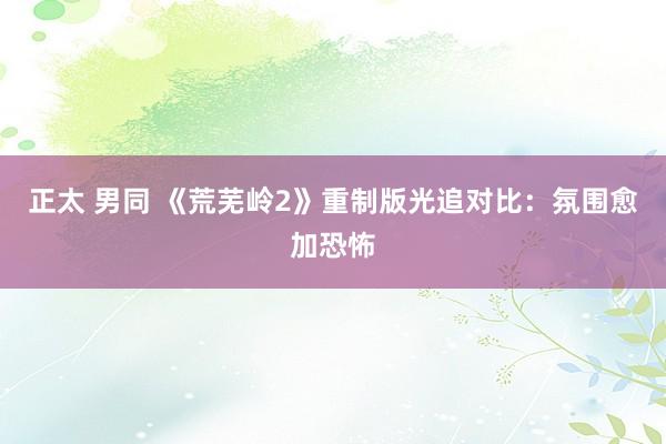 正太 男同 《荒芜岭2》重制版光追对比：氛围愈加恐怖