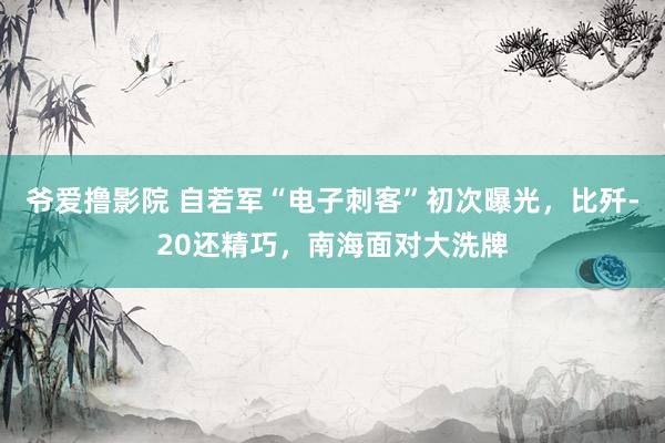 爷爱撸影院 自若军“电子刺客”初次曝光，比歼-20还精巧，南海面对大洗牌