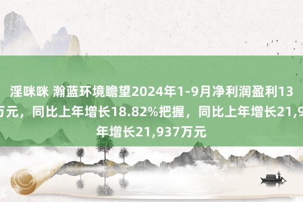 淫咪咪 瀚蓝环境瞻望2024年1-9月净利润盈利138，528万元，同比上年增长18.82%把握，同比上年增长21，937万元