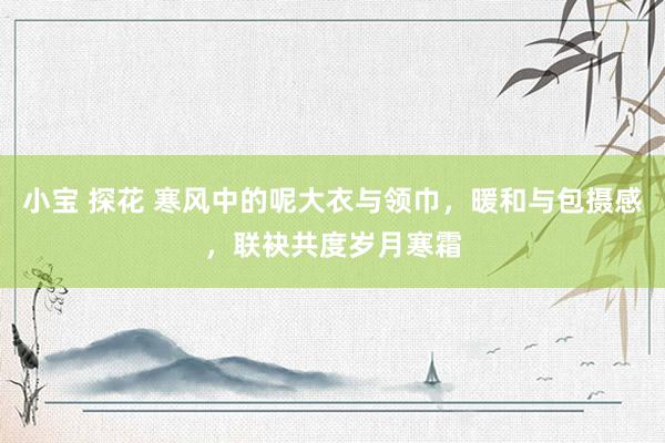 小宝 探花 寒风中的呢大衣与领巾，暖和与包摄感，联袂共度岁月寒霜