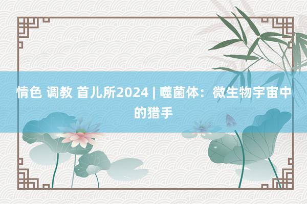 情色 调教 首儿所2024 | 噬菌体：微生物宇宙中的猎手