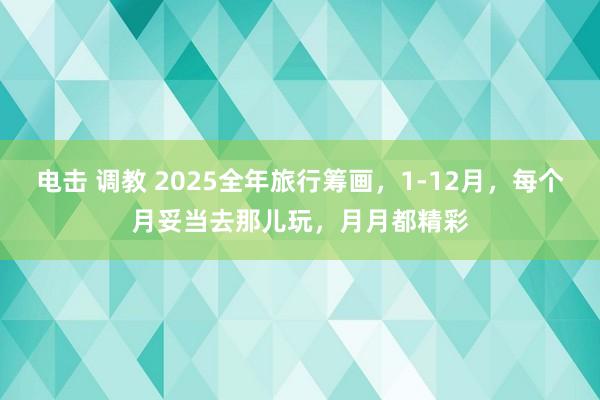 电击 调教 2025全年旅行筹画，1-12月，每个月妥当去那儿玩，月月都精彩