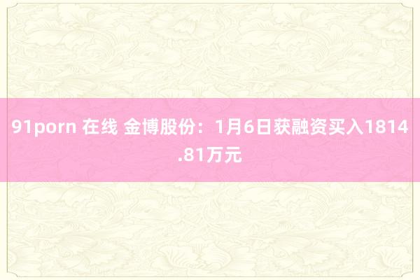 91porn 在线 金博股份：1月6日获融资买入1814.81万元