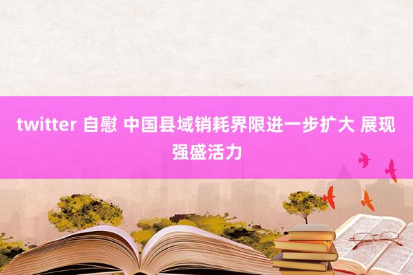 twitter 自慰 中国县域销耗界限进一步扩大 展现强盛活力