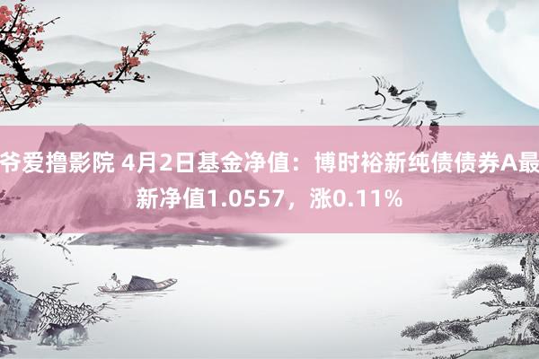 爷爱撸影院 4月2日基金净值：博时裕新纯债债券A最新净值1.0557，涨0.11%