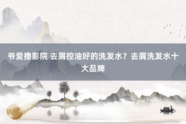 爷爱撸影院 去屑控油好的洗发水？去屑洗发水十大品牌